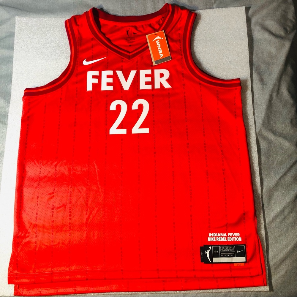 Caitlin Clark #22 Nike Rebel Edition Indiana Fever Jersey Women's 52 XL NWT